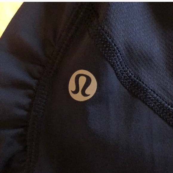 Navy running leggings - Picture 2 of 3